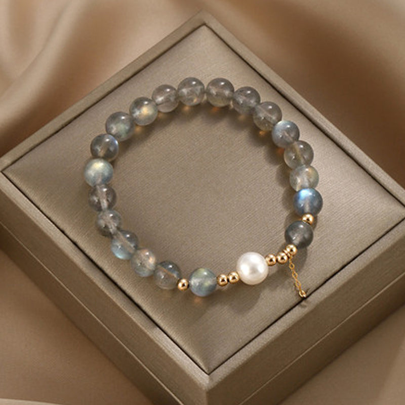 Lumina Aura Moonlit Harmony Bracelet: Embrace Serenity & Elegance
