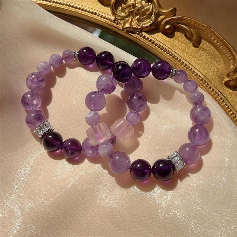 Lumina Aura Amethyst Crystal Bracelet - Harmonize Your Energy & Awaken Inner Wisdom