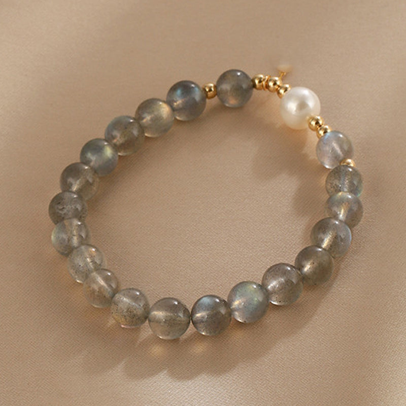 Lumina Aura Moonlit Harmony Bracelet: Embrace Serenity & Elegance