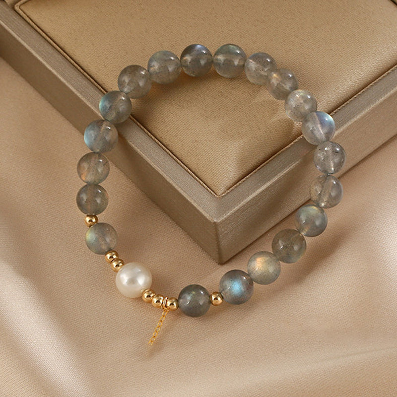 Lumina Aura Moonlit Harmony Bracelet: Embrace Serenity & Elegance