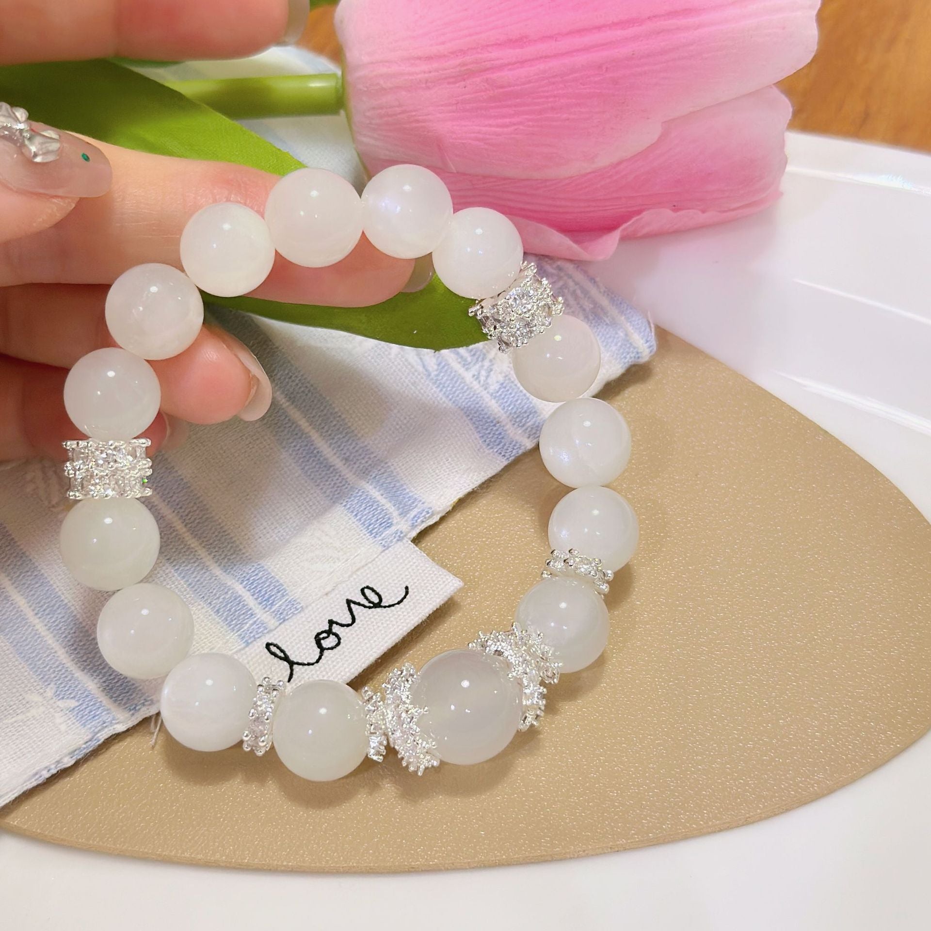 Lumina Aura Moonstone & Sterling Silver Bracelet