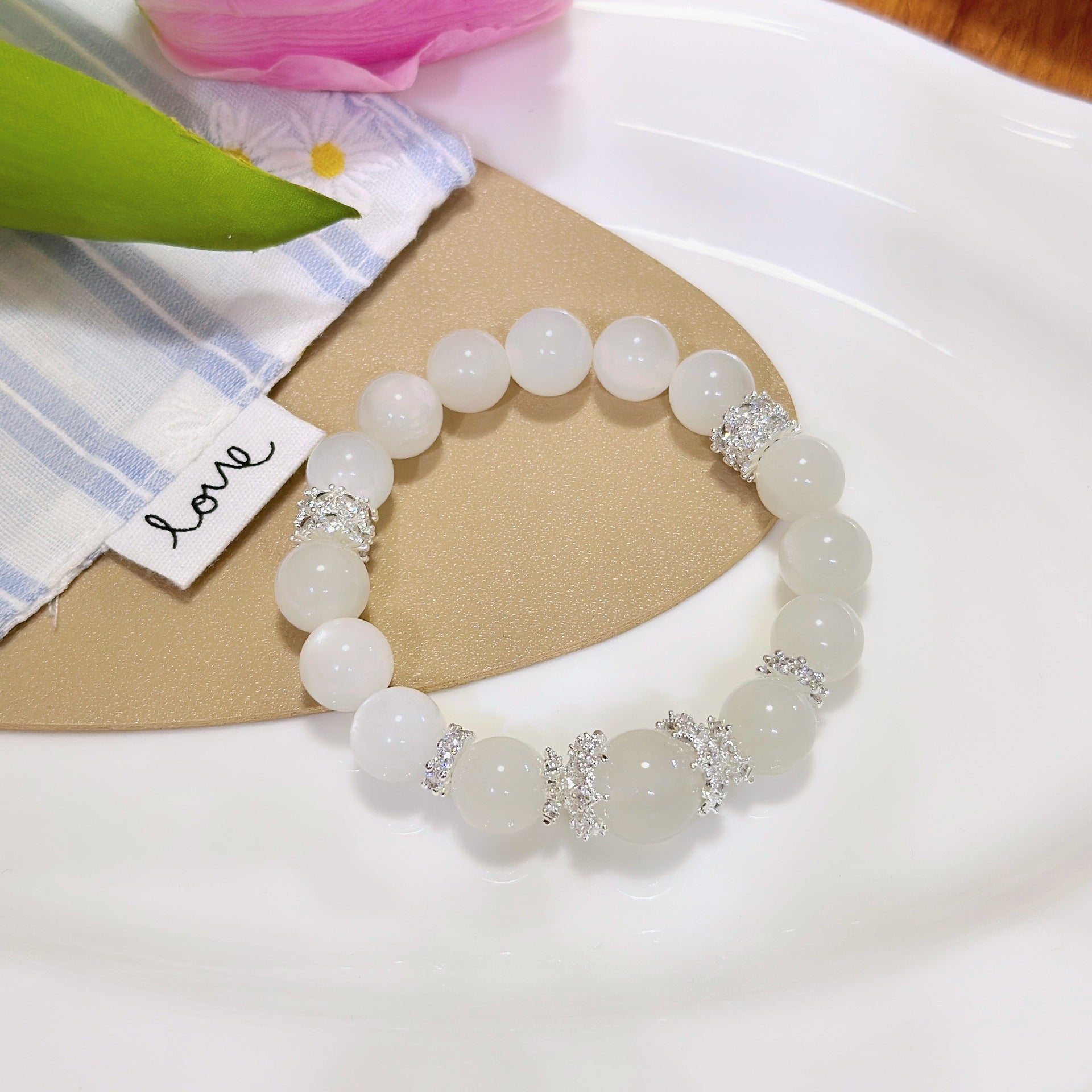 Lumina Aura Moonstone & Sterling Silver Bracelet