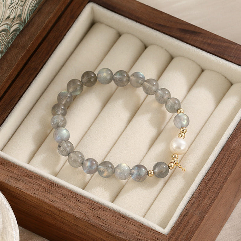 Lumina Aura Moonlit Harmony Bracelet: Embrace Serenity & Elegance