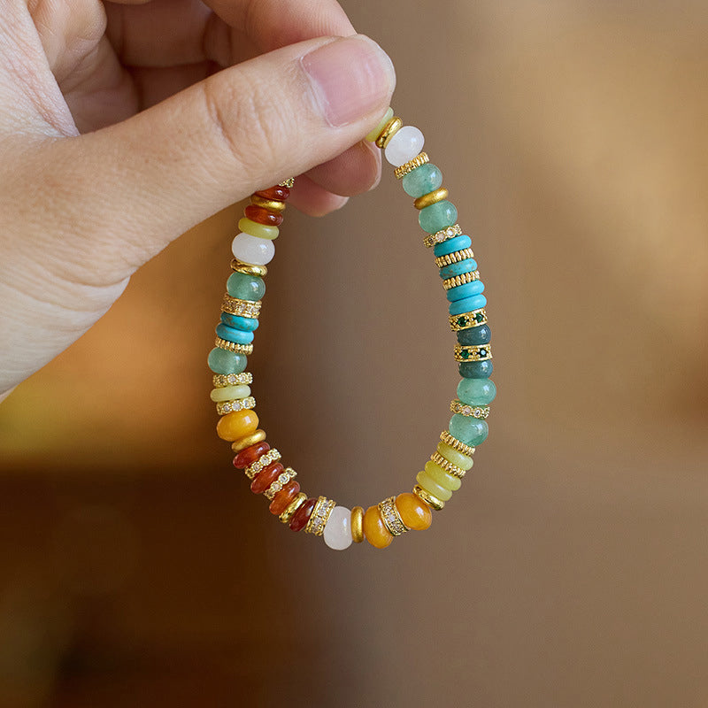 Lumina Aura Dopamine Gemstone Bracelet