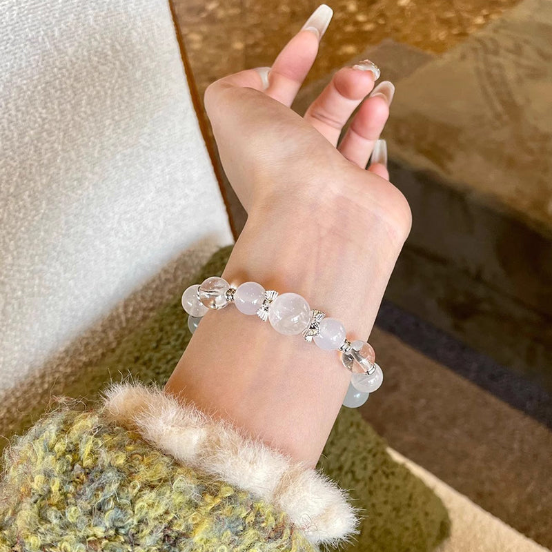 Lumina Aura Harmony Stone Bracelet – Elegant Jewelry & Spiritual Talisman for Clarity, Protection, and Balance