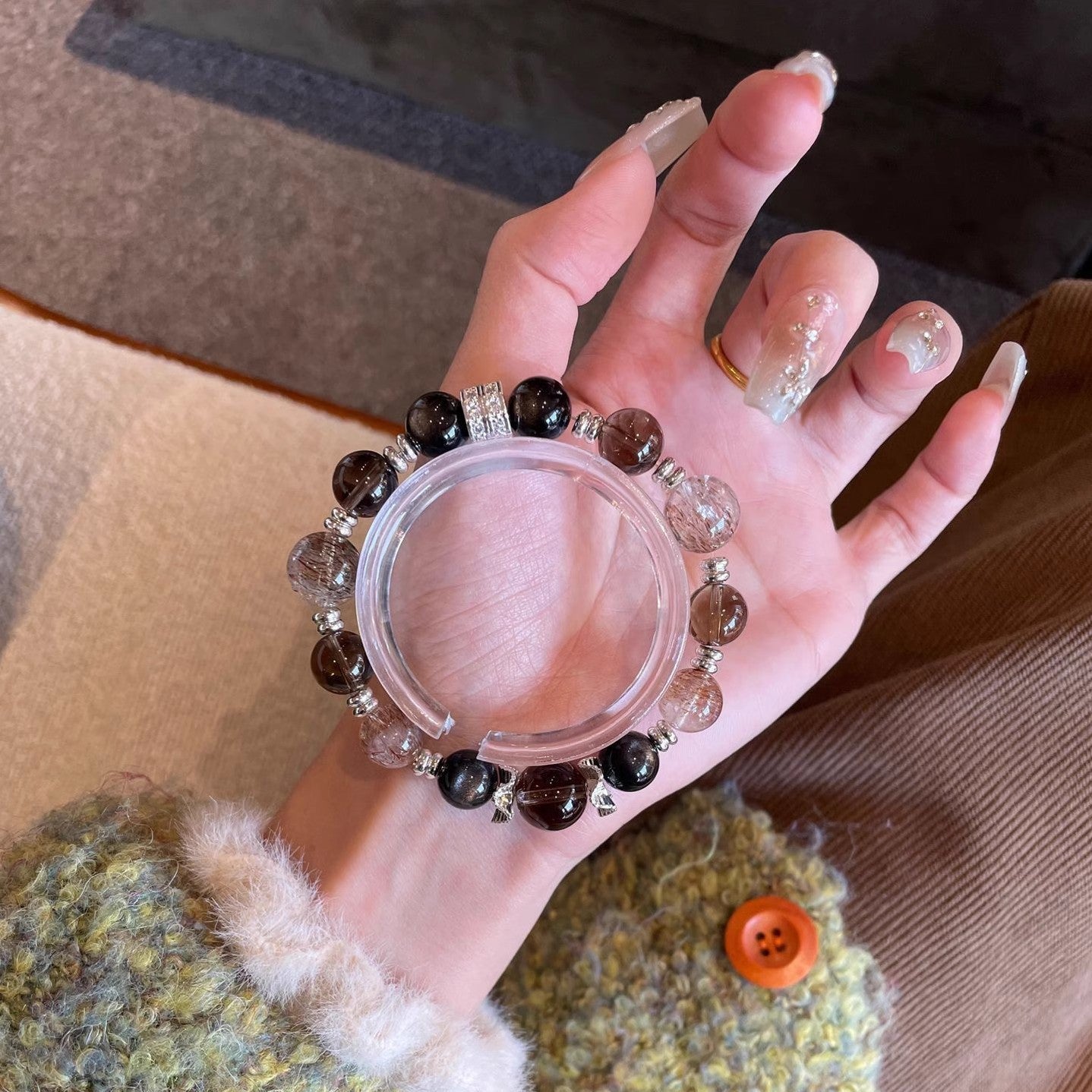 Triple Power Crystal Bracelet - Harmonize Energy, Elevate Life