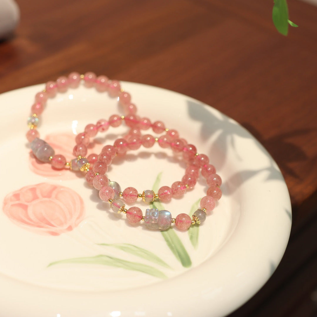 Lumina Aura Mystical Elegance Bracelet: Harmony of Love & Prosperity