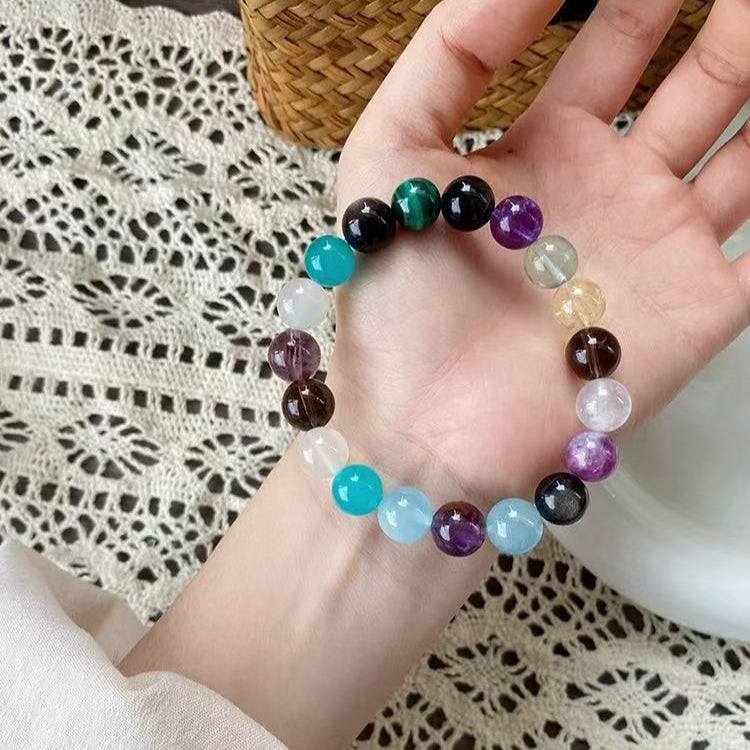 Lumina Aura Enchanted Multi-Gemstone Bracelet: A Fusion of Mystical Energy & Timeless Elegance