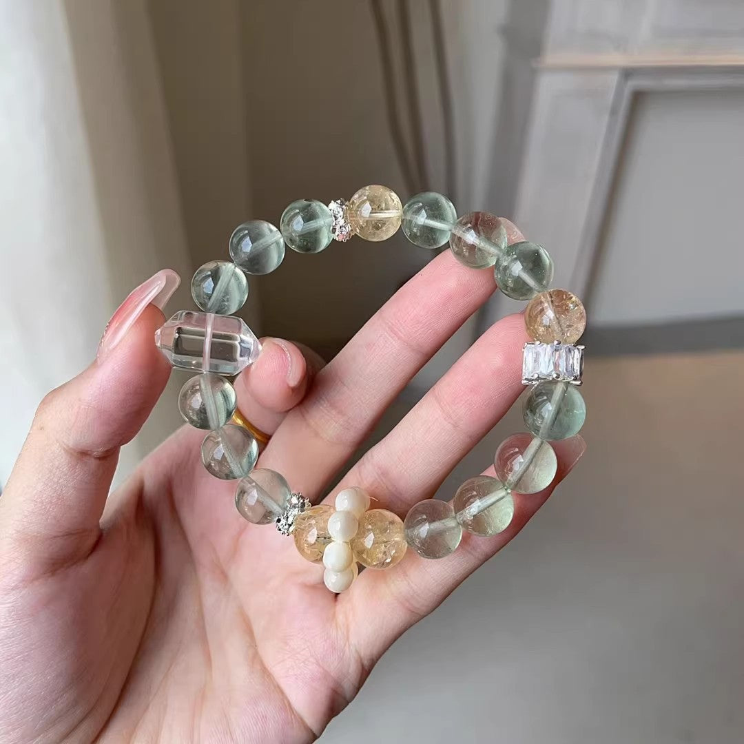 Lumina Aura Harmony Quartet Gemstone Bracelet - Holistic Energy & Elegant Protection