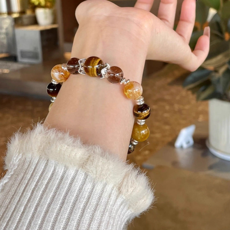 Lumina Aura Harmony Stone Bracelet: Unleash Courage, Clarity & Inner Peace