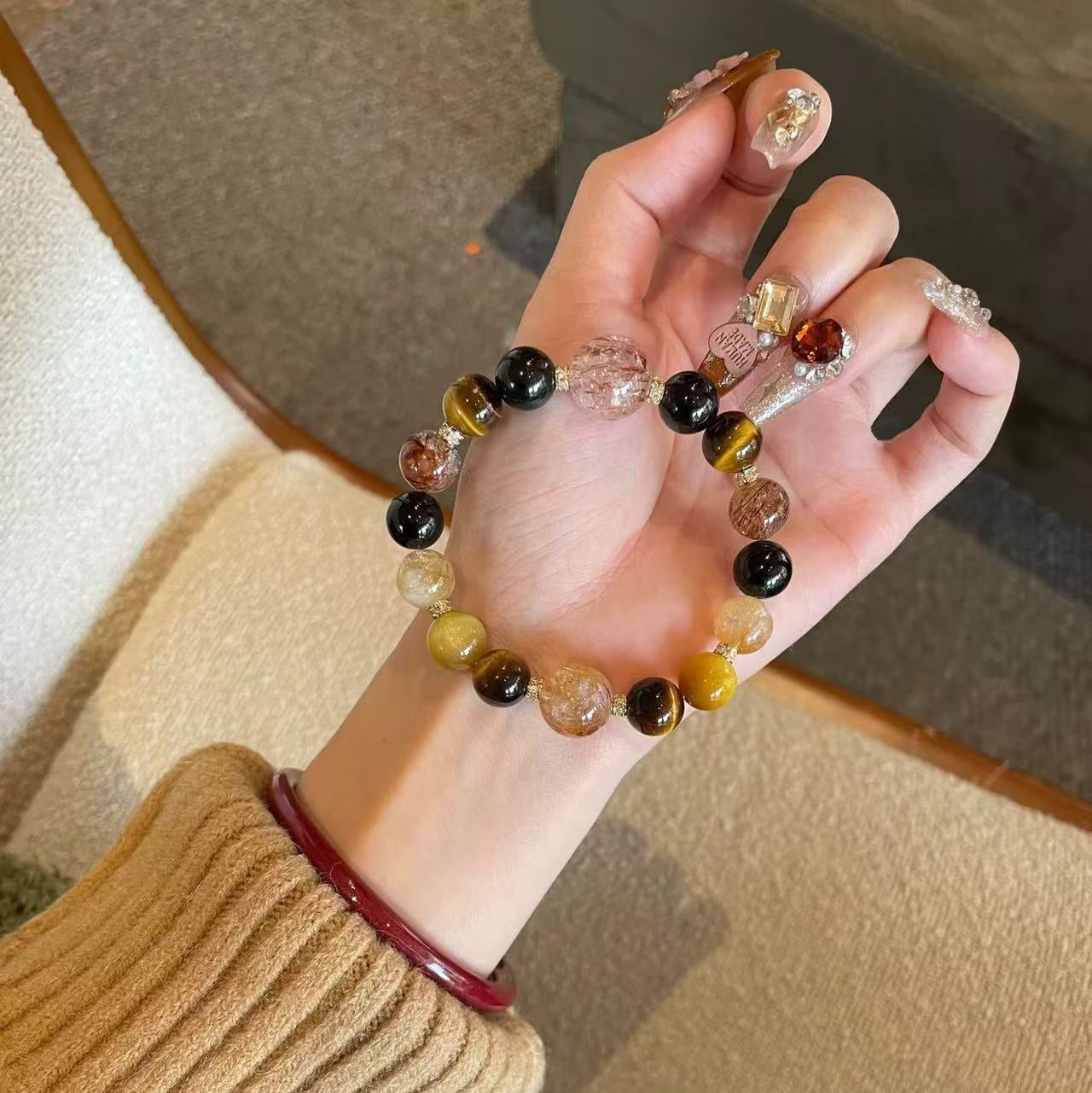 Lumina Aura Empower Your Spirit with Nature's Wisdom: Multifaceted Energy Bracelet