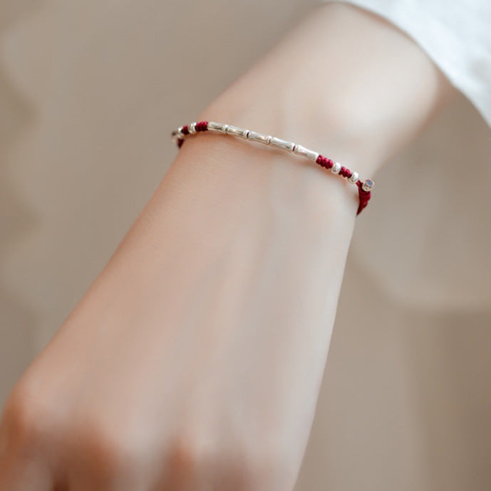 Lumina Aura Embrace Ancient Eastern Blessings with Our Auspicious Red String Bracelet