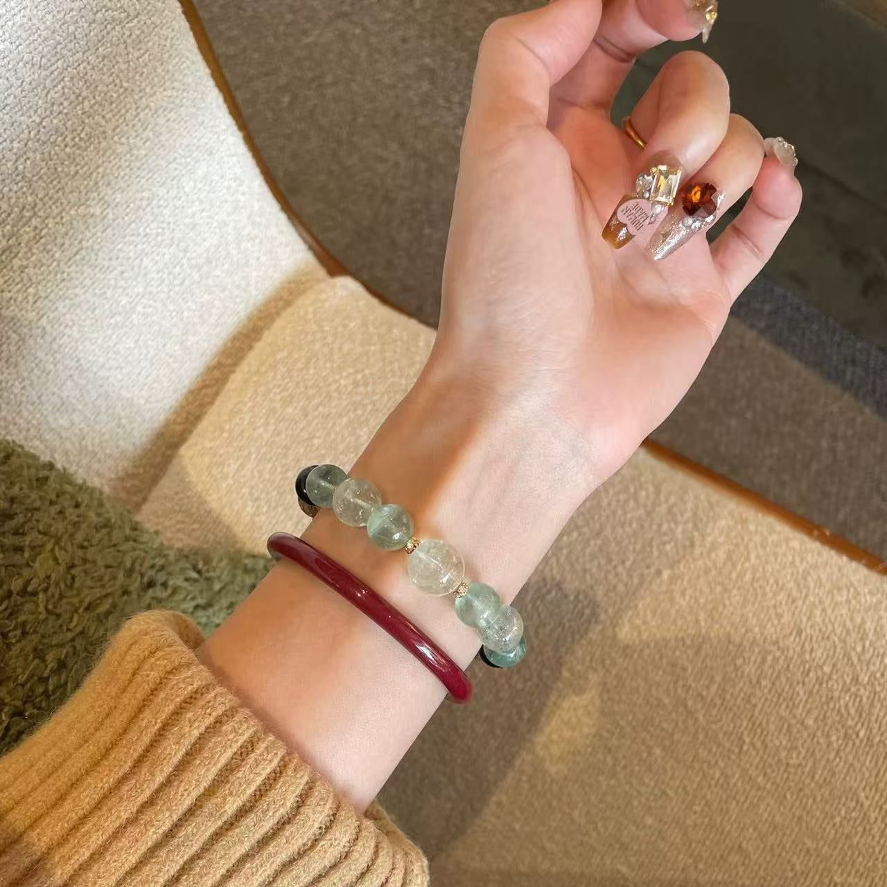 Lumina Aura Mystic Harmony Gemstone Bracelet—— A Fusion of Nature’s Power and Timeless Elegance