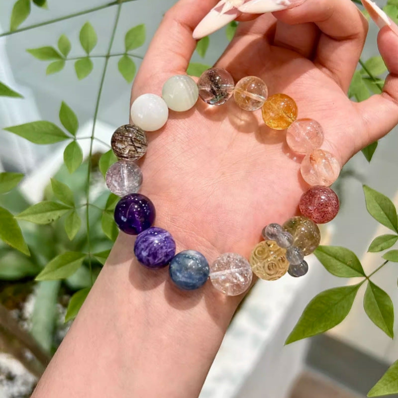 Lumina Aura Multi-Gemstone Spiritual Bracelet – Harmonize Energy & Elevate Your Aura