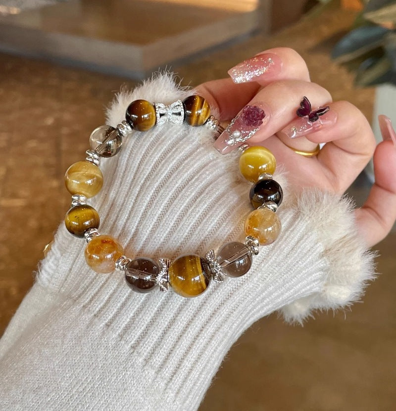Lumina Aura Harmony Stone Bracelet: Unleash Courage, Clarity & Inner Peace