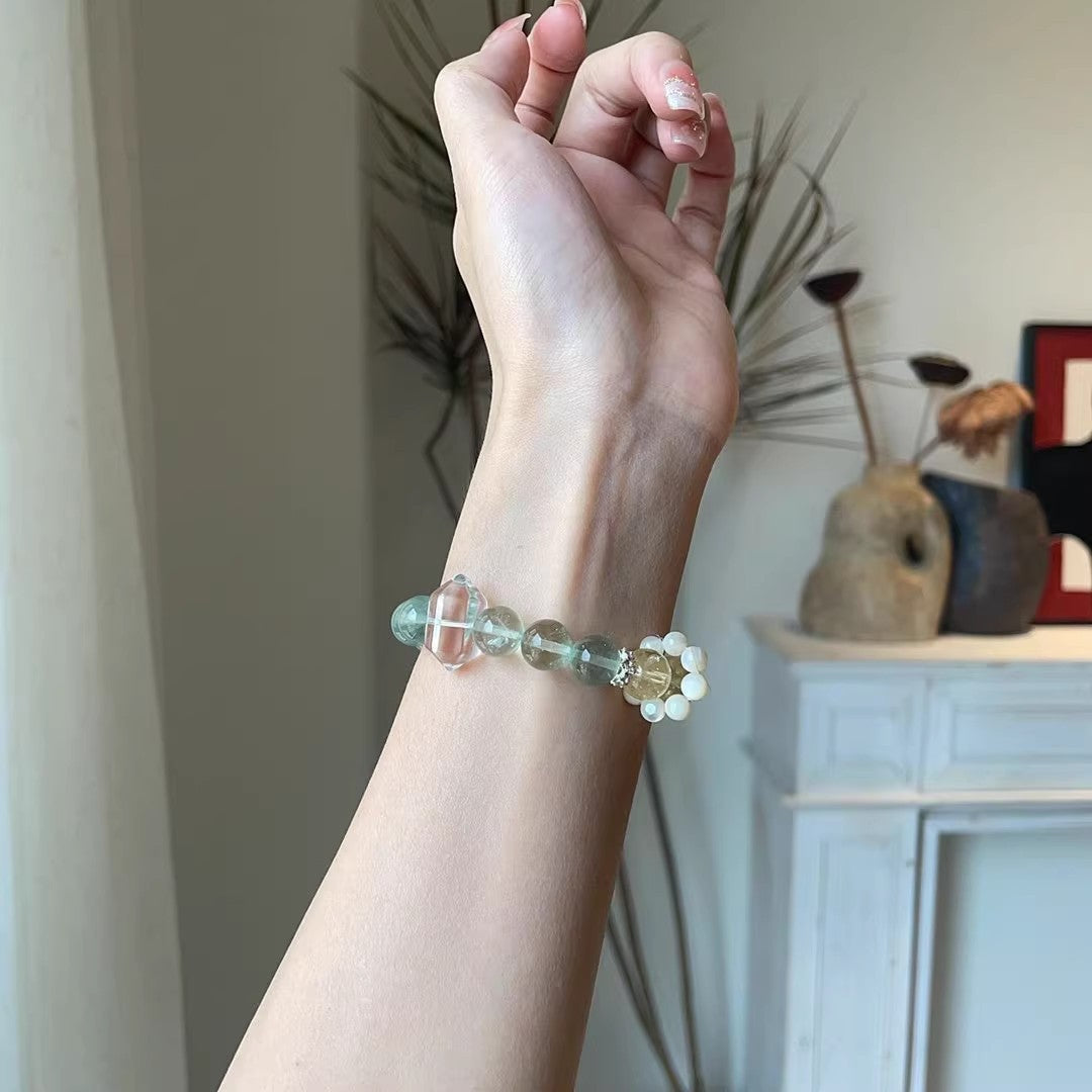 Lumina Aura Harmony Quartet Gemstone Bracelet - Holistic Energy & Elegant Protection