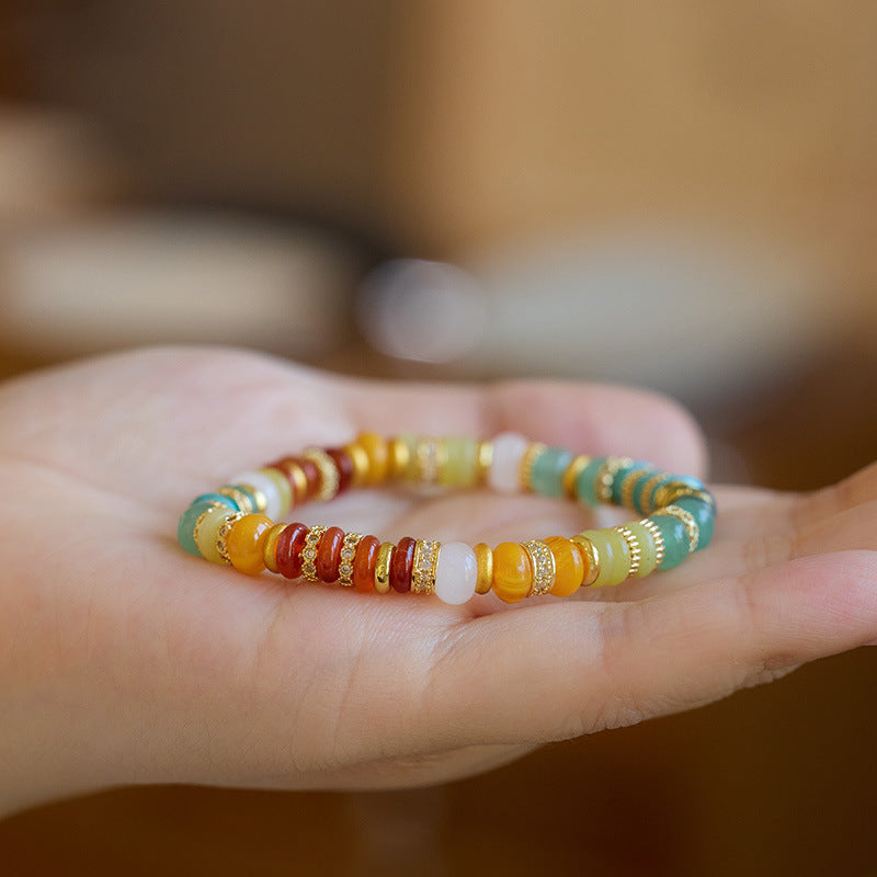 Lumina Aura Dopamine Gemstone Bracelet