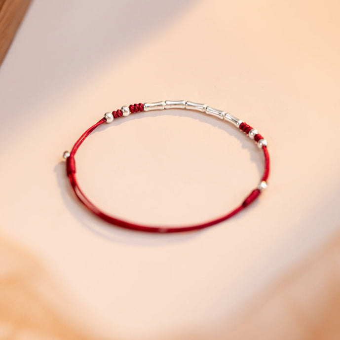 Lumina Aura Embrace Ancient Eastern Blessings with Our Auspicious Red String Bracelet