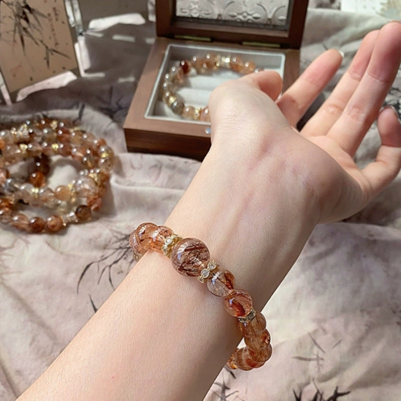 Lumina Aura  Mystic Black Gold Ultra Iridescent Bracelet Unlock the Bridge Between Earth & Spirit