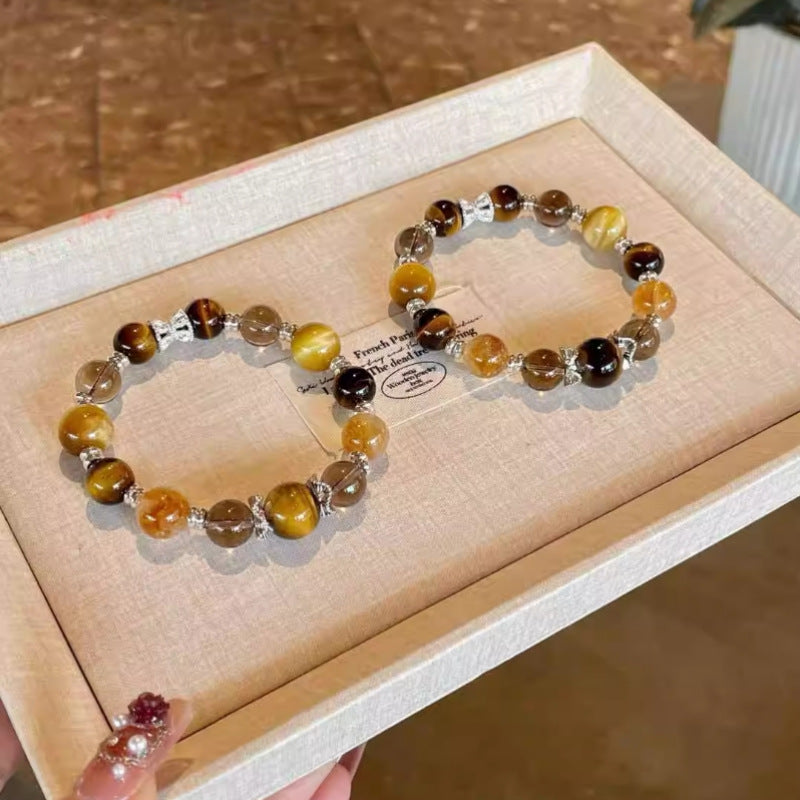 Lumina Aura Harmony Stone Bracelet: Unleash Courage, Clarity & Inner Peace