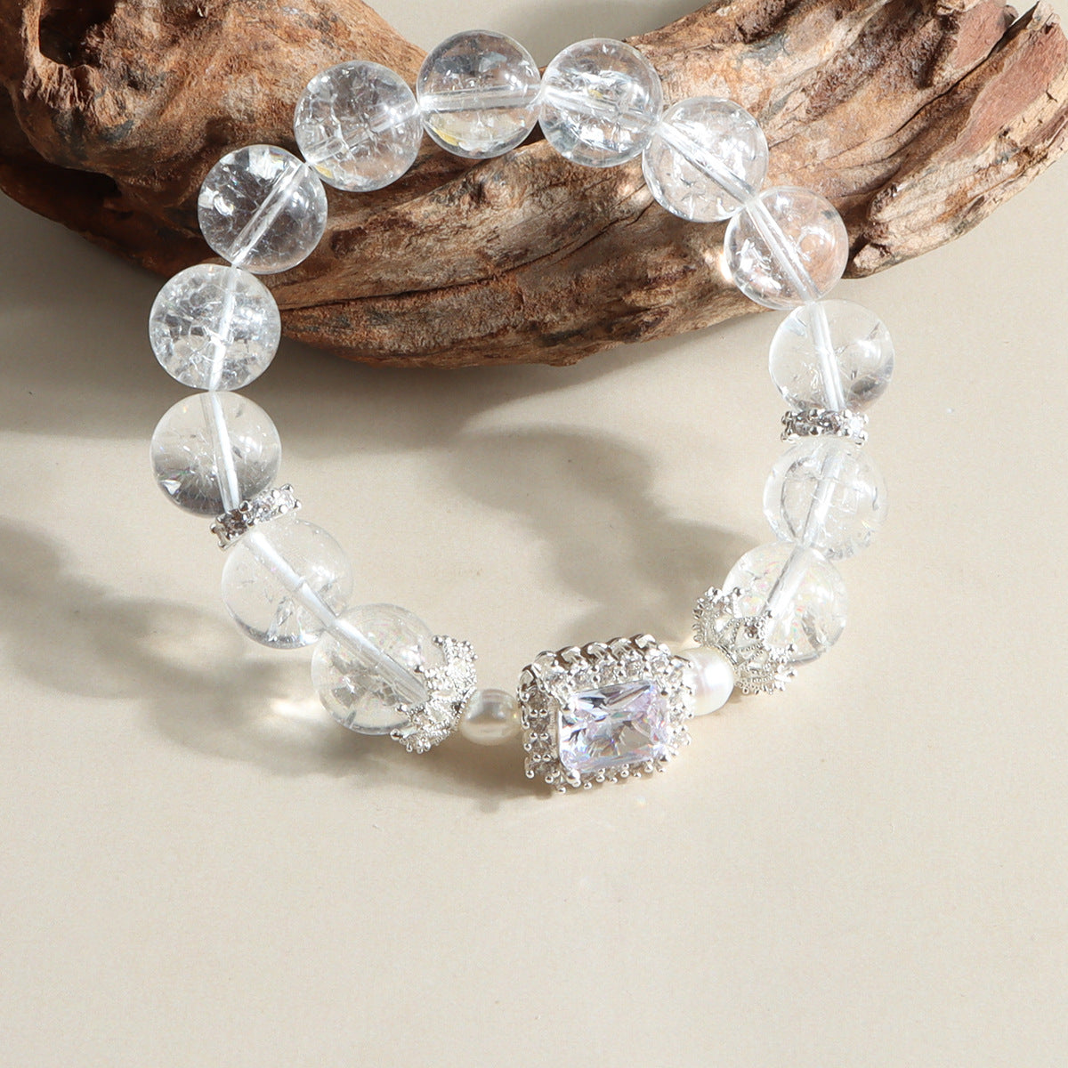 Lumina Aura Harmony Crystal & Pearl Bracelet