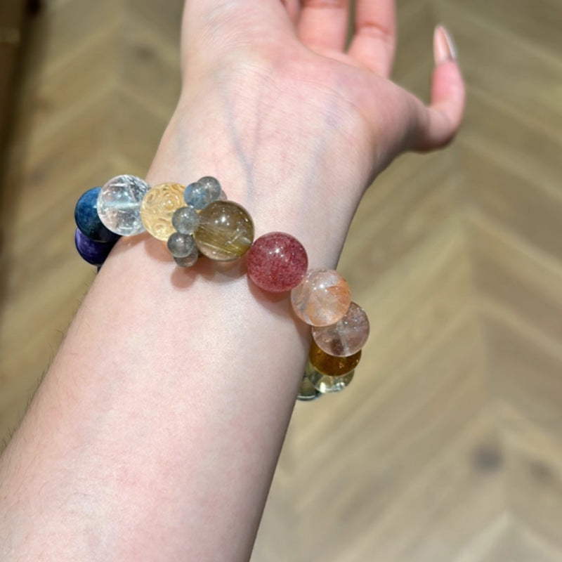 Lumina Aura Multi-Gemstone Spiritual Bracelet – Harmonize Energy & Elevate Your Aura