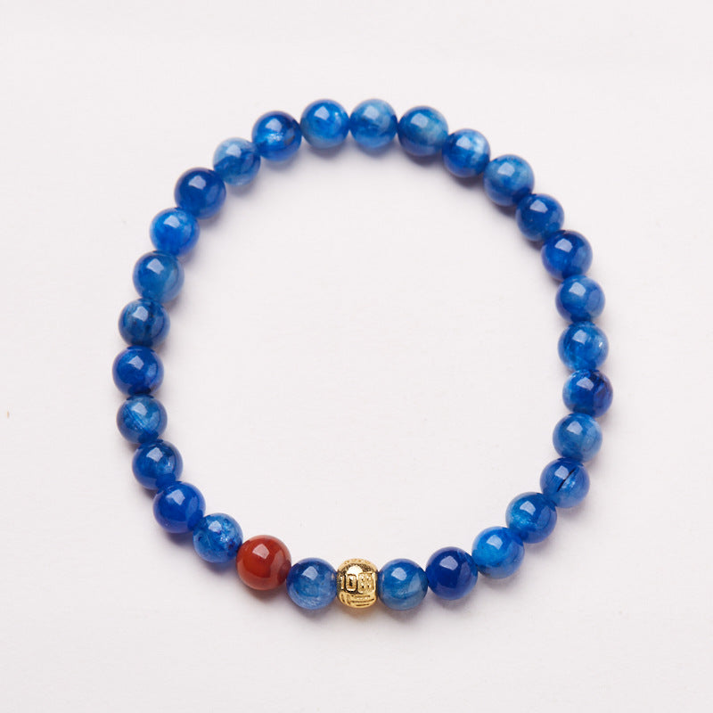 Lumina Aura Sapphire Serenity & Blessing Bracelet Harmonize Energy, Embrace Fortune