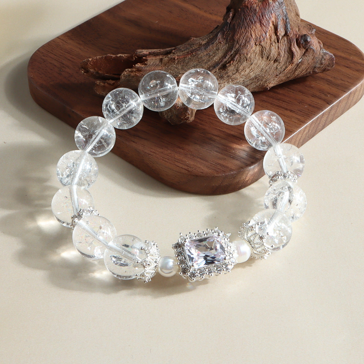 Lumina Aura Harmony Crystal & Pearl Bracelet