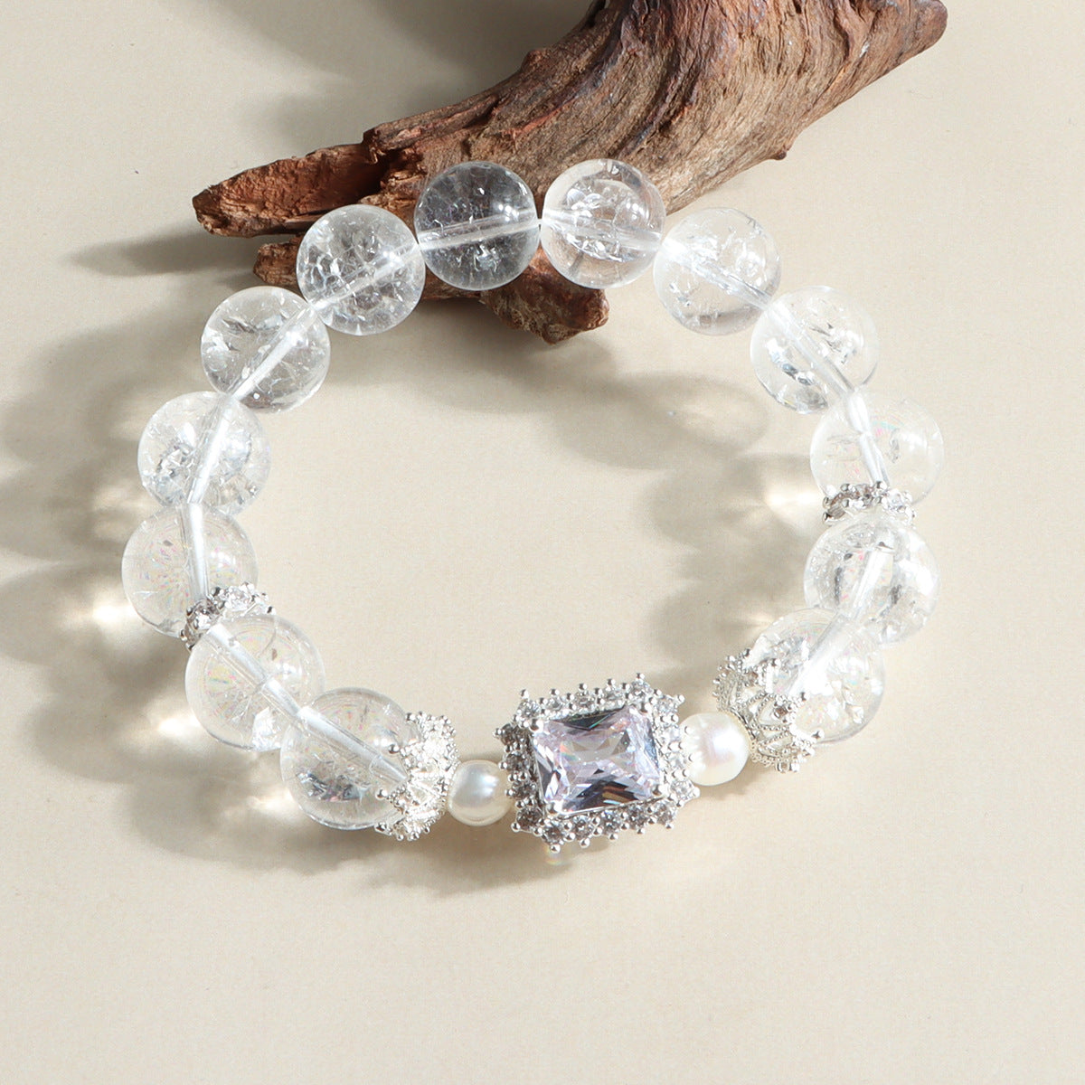 Lumina Aura Harmony Crystal & Pearl Bracelet